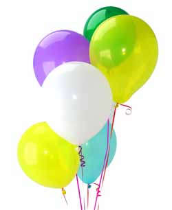  Ankara Akyurt hediye iek yolla  Sevdiklerinize 17 adet uan balon demeti yollayin.