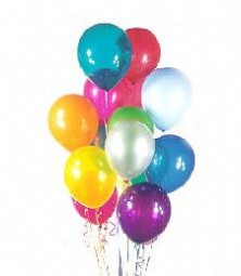  Ankara Akyurt iek sat  19 adet karisik renkte balonlar 